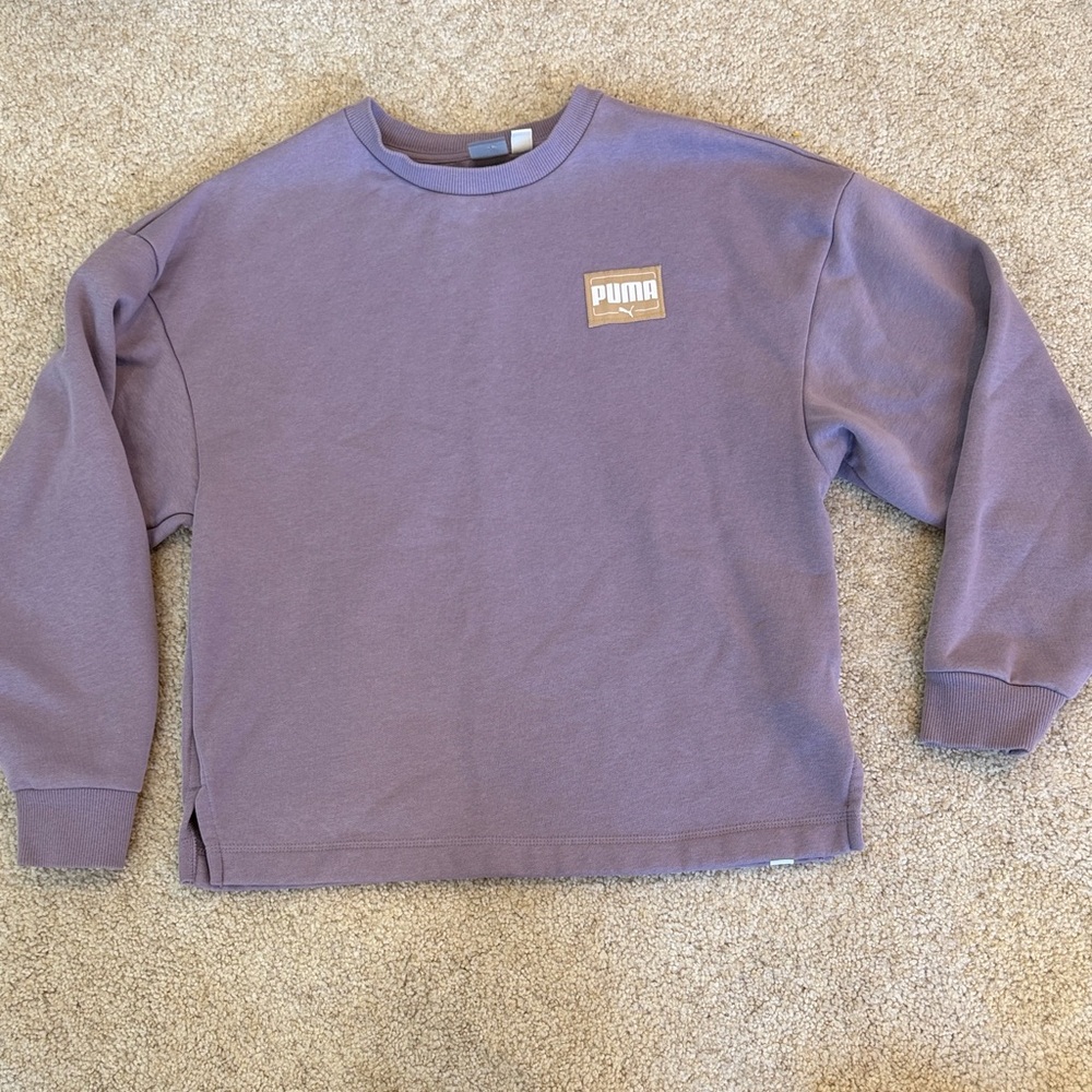 Puma Women’s Lavender Crewneck Sweatshirt